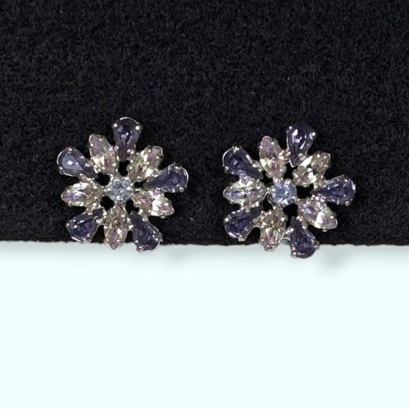 Vintage B David Floral Demi Parure - Picture 5 of 9